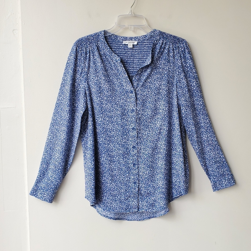 Beachlunchlounge Floral Button Top